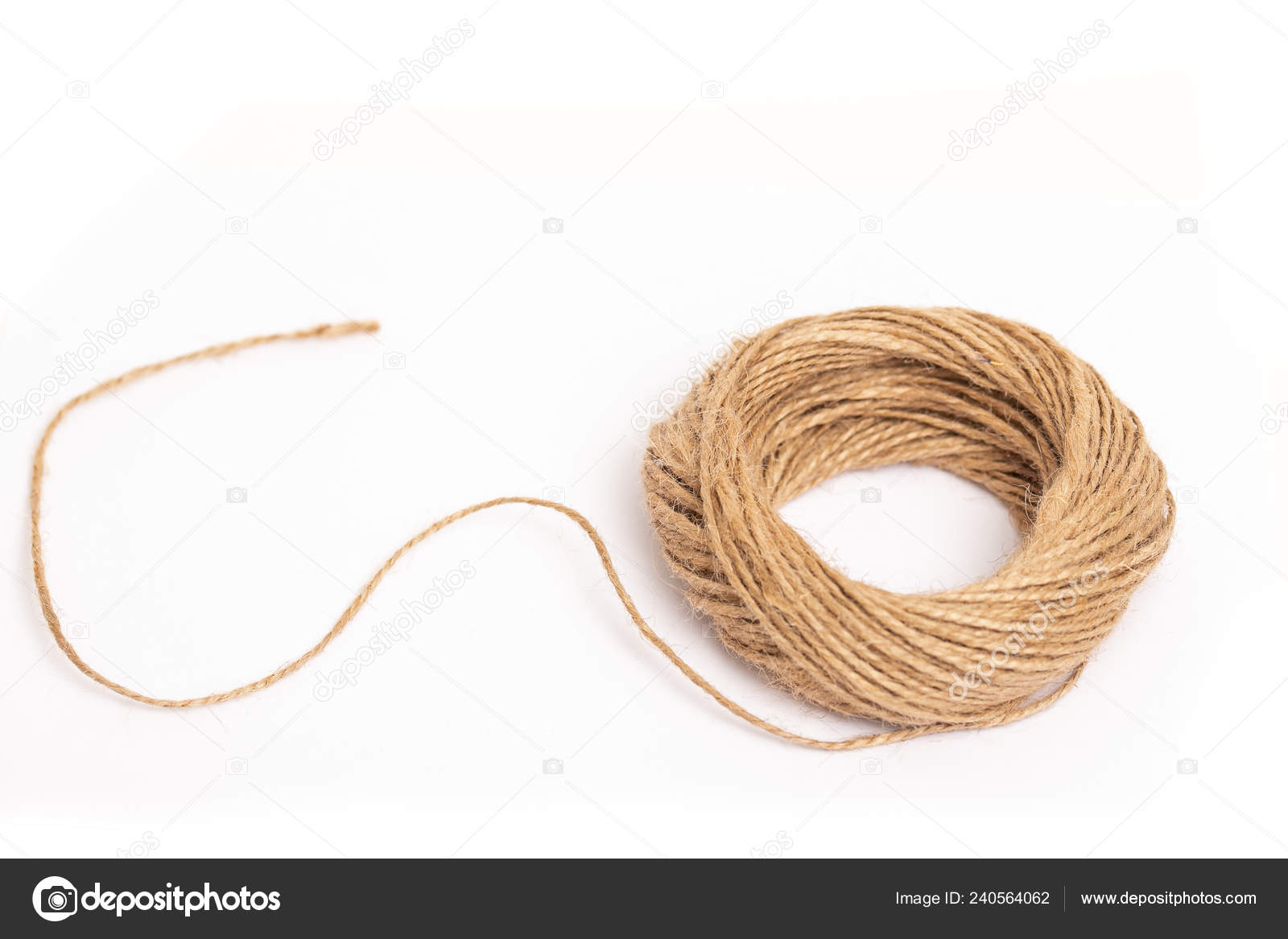 Twine Braided Rope Rope Decor — Stock Photo © Orlyanskiy