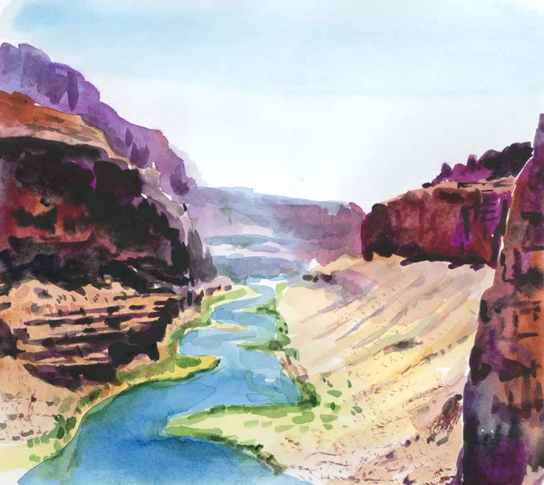  suluboya Büyük Kanyon