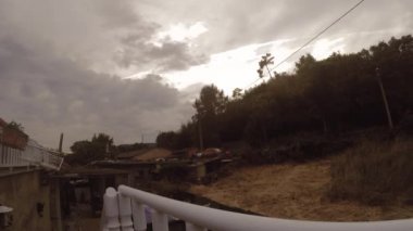 Bulut gece Timelapse gider