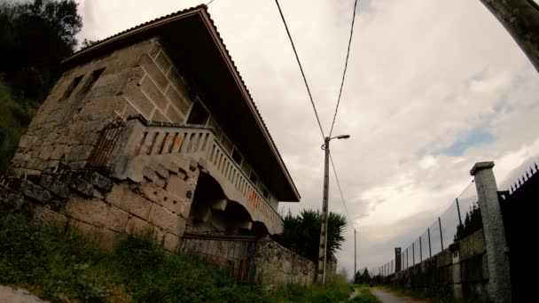 Παλιό Χωριό Φύση Σπίτι — Αρχείο Βίντεο