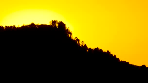 Coucher Soleil Dans Montagne — Video