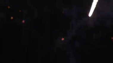 Havai fişek çok yakın görünümü