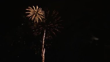 Havai fişek Normal ışıklar gece