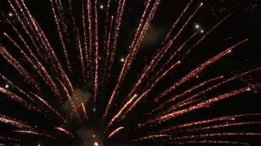 Havai fişek çok yakın görünümü