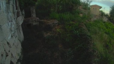 Eski bir duvar Panorama