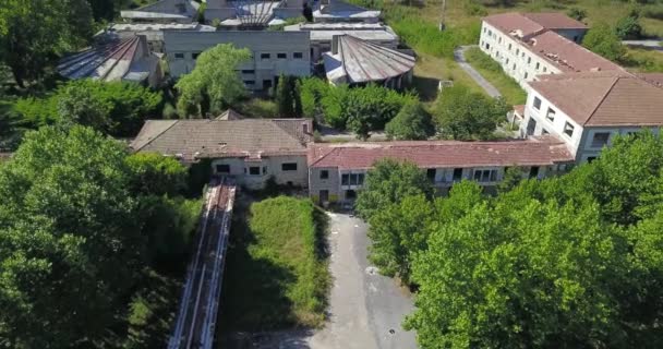 Που φέρουν ένα παλιό εγκαταλελειμμένο Manicomy ανεπαρκής, Γαλικία — Αρχείο Βίντεο