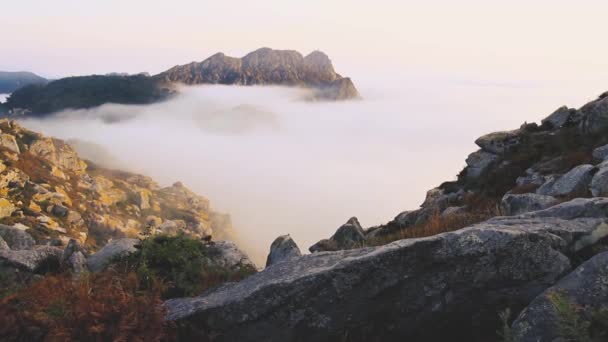 ILHAS DE CIES COM FOG — Vídeo de Stock