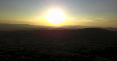 Sunset Mountain hava View