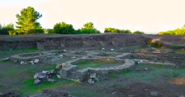 Viladonga Kelt yerleşim havadan görünümü
