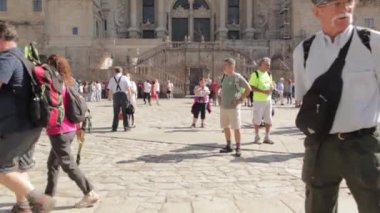 Cephe katedral Santiago De Compostela
