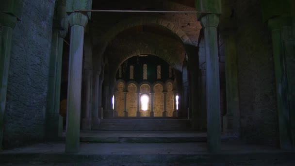 Intérieur Une Ancienne Église — Video