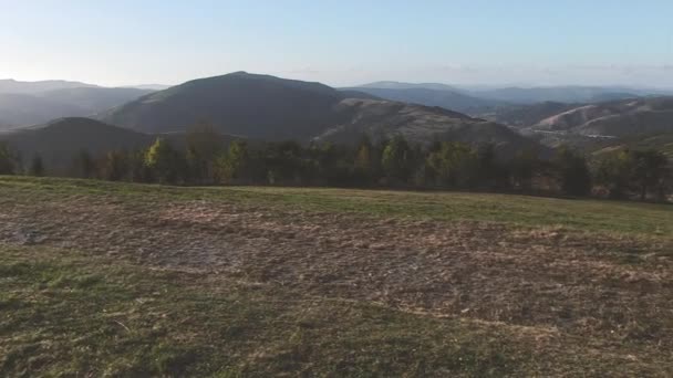 Panorama Pedrafita Zrobić Cebreiro Moutain — Wideo stockowe