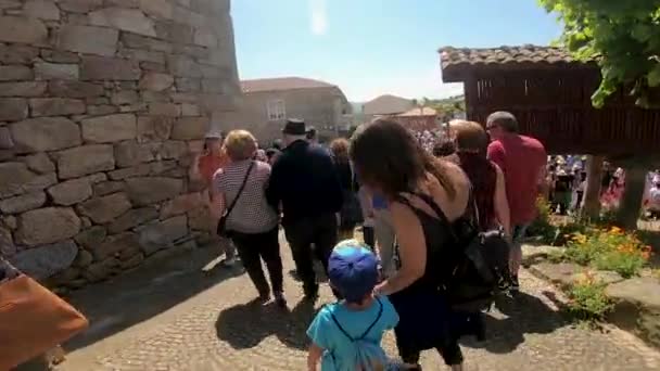 Ambiente Pilgrimagem Galiciana — Vídeo de Stock