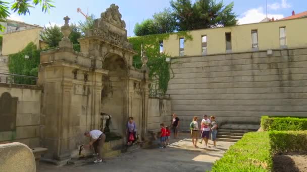 Como Pessoas Ourense Burgas — Vídeo de Stock