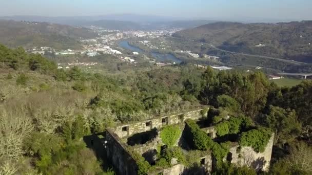 OLD MONASTERY SANTA COMBA DE NAVES OURENSE — Stock Video