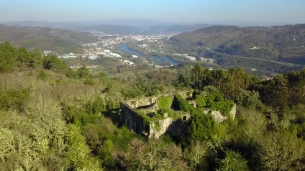 Gamla klostret Santa Comba De Naves Ourense — Stockvideo