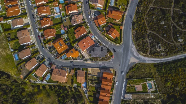 Bir kentleşme havadan görünümü