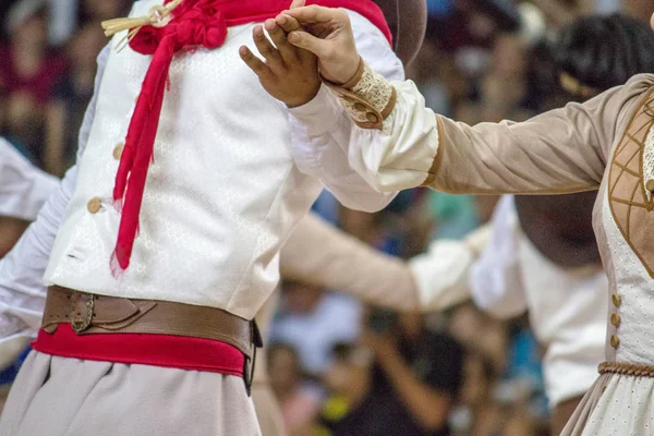 Apresentação Grupo Danças Gauchas Típicas — Fotografia de Stock