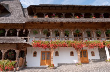 Barsana Manastırı, ana turistik Maramures, Romanya.