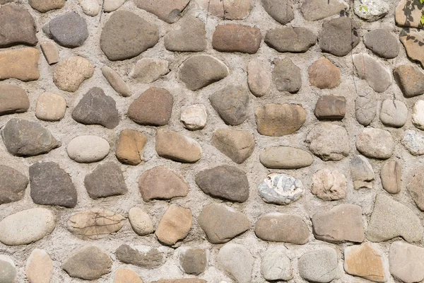 Parede Pedra Velha Feita Com Blocos Irregulares Textura Fundo Com — Fotografia de Stock