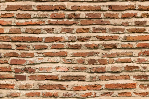 Old Red Brick Wall Background Texture High Resolution Details — Stock Photo, Image