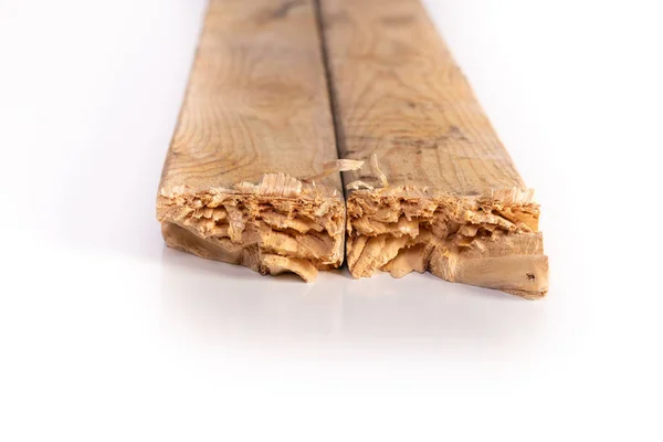 持久力の概念で使用される木製のスタッドをフラクチャ — ストック写真