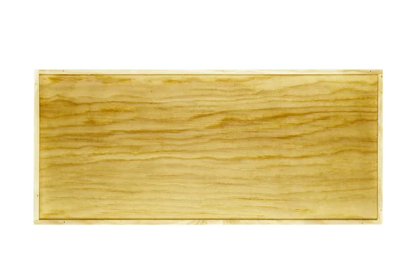 Rechteckige Holzplatte — Stockfoto