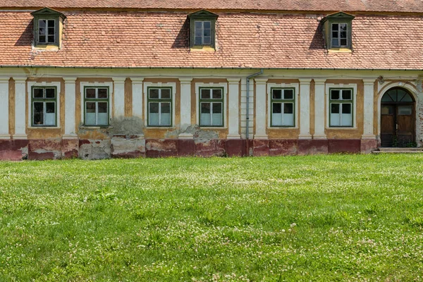 Palacio Brukenthal Detalle de Arquitectura — Foto de Stock