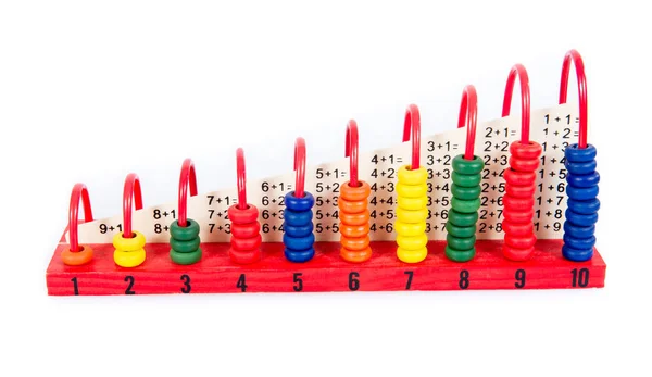 Juguete de madera Abacus Number — Foto de Stock