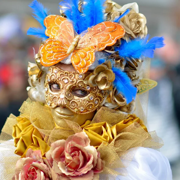 Woman Artistic Mask Carnival Venice — Stock Photo, Image