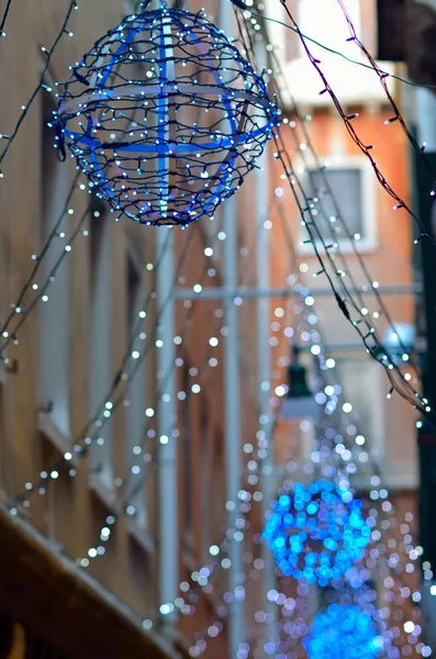 Brillante Decoración Carnaval Venecia — Foto de Stock