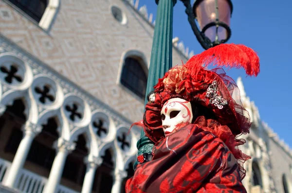 Woman Artistic Mask Carnival Venice — Stock Photo, Image