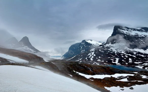 Horská Krajina Norsku — Stock fotografie