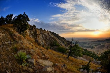 gün batımı/güneşin doğuşu - Tutuiatu görünümü, Dobrogea, Romanya manzara