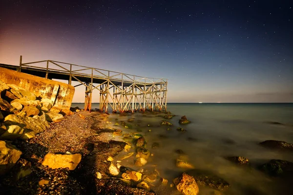 Seascape Wschód Tuzla Rumunia — Zdjęcie stockowe