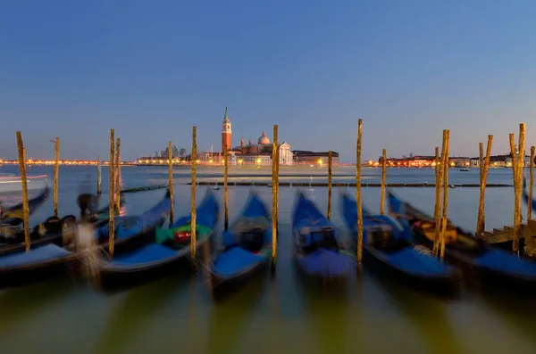 Gondoly Benátkách Itálie — Stock fotografie