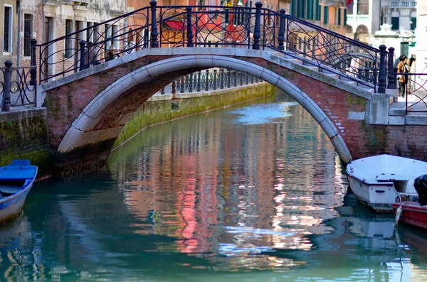 Venedig Canal Landskap Italien — Stockfoto