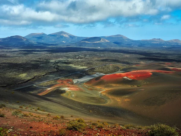 Vulkaniska Landskapet Lanzarote Kanarieöarna Spanien — Stockfoto