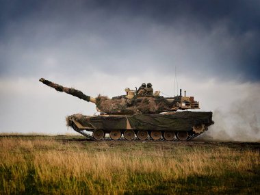 Galati, Romanya - 20 Nisan 2017: askerler Smardan Çokgen Galati County, Romanya Adalet kartal askeri tatbikat sırasında Amerikan ve Romanya; 20 Nisan 2017