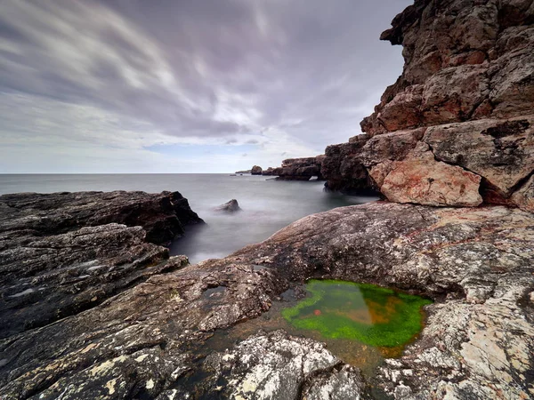 Vista Della Costa Del Mar Nero All Alba — Foto Stock