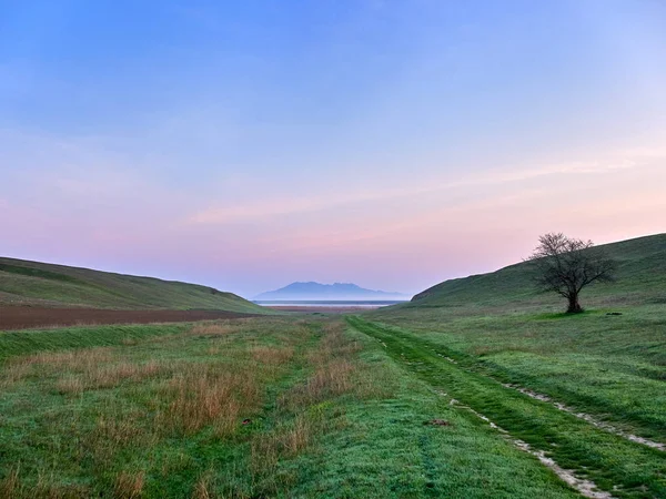 Táj Dobrogea Románia — Stock Fotó