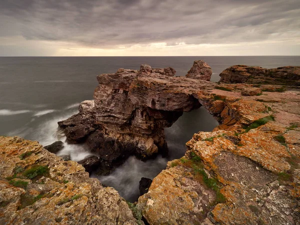 Vue Côte Mer Noire Lever Soleil — Photo