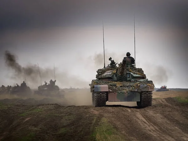 Galati Roménia Abril 2017 Soldados Americanos Romenos Durante Exercício Militar — Fotografia de Stock