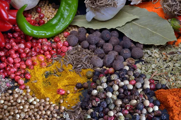 Colorful Spices Vegetables Close — Stock Photo, Image