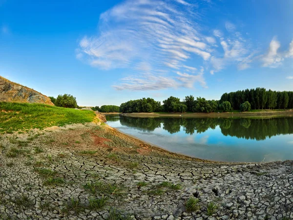 Donau Ufer Sommer Dobrogea Rumänien — Stockfoto