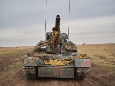 Galati, Romanya - 20 Nisan 2017: askerler Smardan Çokgen Galati County, Romanya Adalet kartal askeri tatbikat sırasında Amerikan ve Romanya; 20 Nisan 2017