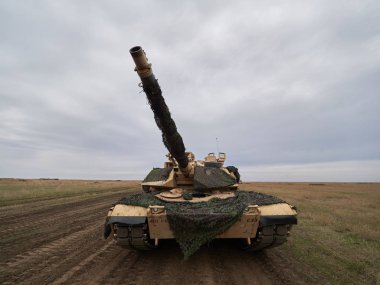 Galati, Romanya - 20 Nisan 2017: askerler Smardan Çokgen Galati County, Romanya Adalet kartal askeri tatbikat sırasında Amerikan ve Romanya; 20 Nisan 2017