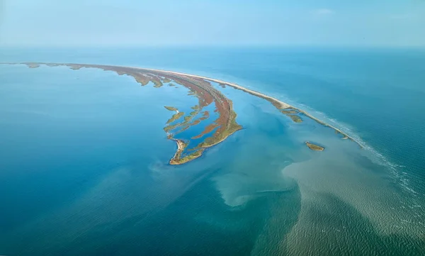 Luftaufnahme Der Insel Sacalin Neu Schwarzen Meer Der Nähe Von — Stockfoto