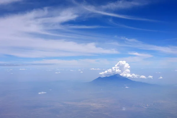 Imagen Aérea Del Monte Kilimanjaro Kenia — Foto de Stock