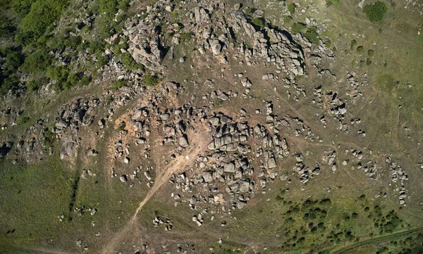 Dobrogea ルーマニアの美しい岩の上からの眺め — ストック写真